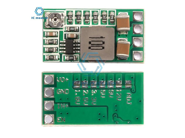 2PCS DC-DC 12-24V To 5V 3A Mini Step Down Power Supply Module Voltage Buck Adjustable Converter 1.8V 2.5V 3.3V 5V 9V 12V