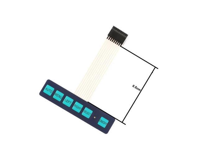 1x6 Matrix Array 6 Key Membrane Switch Keypad Keyboard 1*6 Keys with LED
