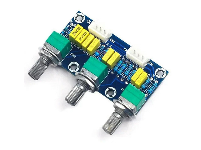 XH-M802 Amplifier Board High and Low Voltage Mixer Tone Board Volume Control Subwoofer PCB Adjustment Amplificador