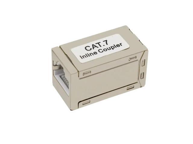 RJ45 Coupler Ethernet Extender 10Gbps, Cat7 Ethernet Coupler Female to Female Connector for Cat7/ Cat6/ Cat5e Cabl