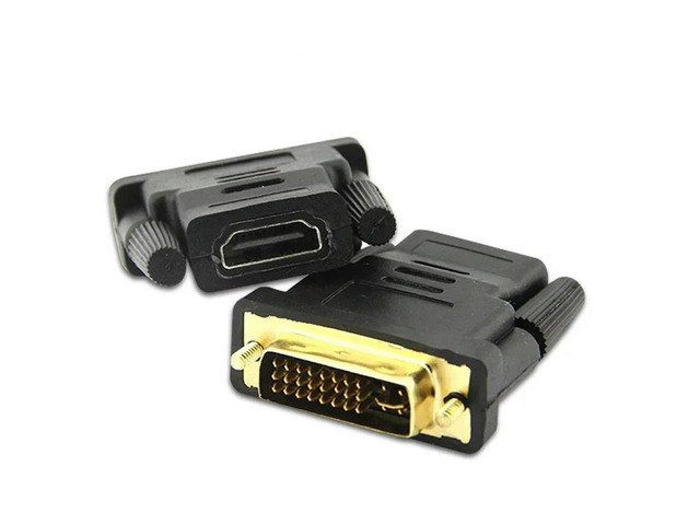 DVI 24+5 To Adapter Cables Plated Plug Male To Female HDMI-compatible To DVI Cable Converter 1080P for HDTV Projector Monitor