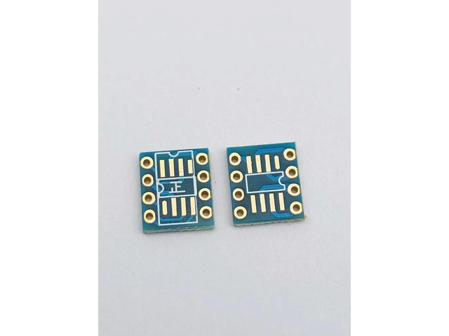 50pcs Adapter board Single op amp to double op amp AD797 OPA627 SMD to in-line plug
