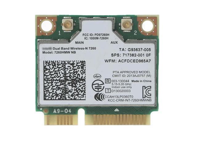 7260 7260NB 7260HMW for nb Card 717382-001 Dual Band 300Mbps Mini PCIE Wlan Adapter Connector forLapto