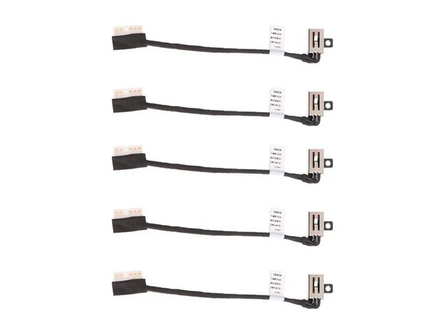 DC In Power Jack W/Cable 4VP7C 04VP7C DC301016G00 5Pcs For Inspiron Vostro 15 3510 3400 3401 3500 3501