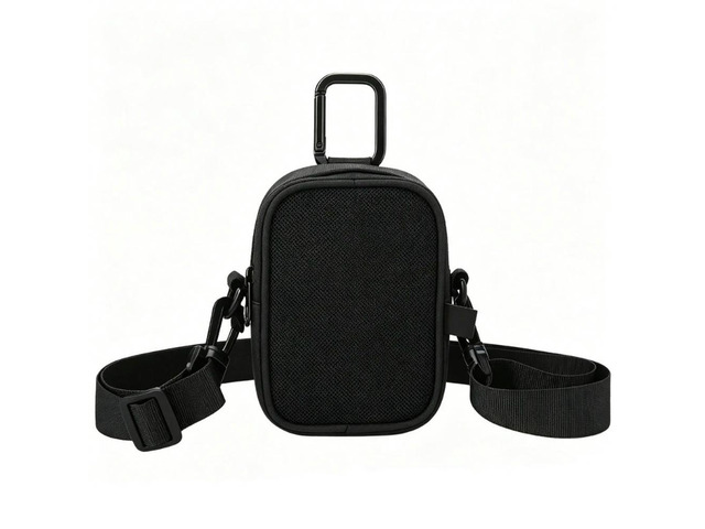 2025 Travel Shoulder Bag with Carabiner For GO 5/GO 4/GO 2 Small Music Player And On The Go Use Black