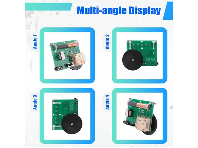 Crystal Radio It Has an Impedance Matching Transformer Can Receive Radio Signals Normally DIY Radio Kit