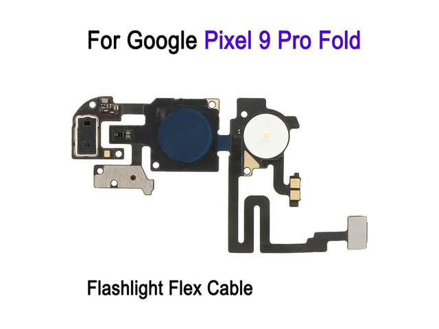 Flashlight Flex Cable For Google Pixel 9 Pro Fold, GGH2X GC15S Phone Internal Cable Repair Replacement Part