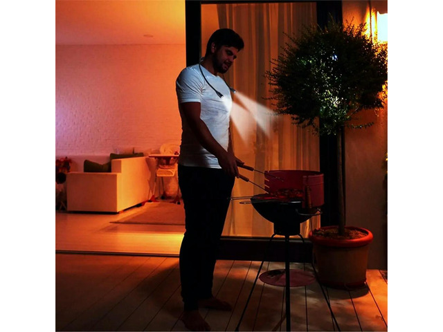 Neck Reading Light 3 Color LED Book Lamp for Sewing Knitting Camping Flexible Hands Free Night Lighting