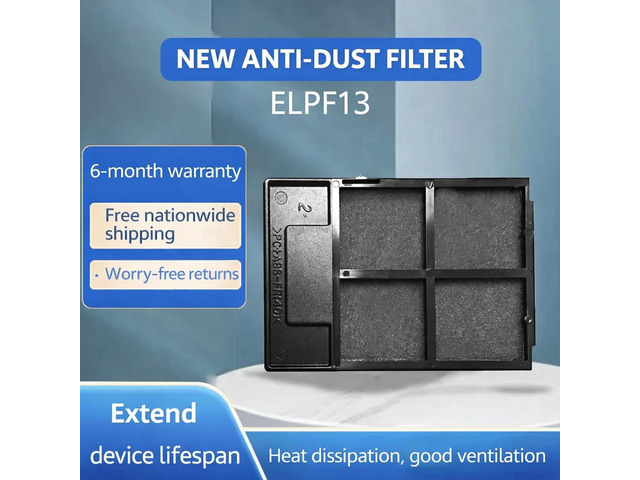 ELPAF13 Projector Air Filter For EB-W6 EB-X6 EB-X62 EB-X6LU EMP-822LW EMP-83E EMP-S52 EMP-400W EH-H284B EB-X6 EB-X62 EMP-X68