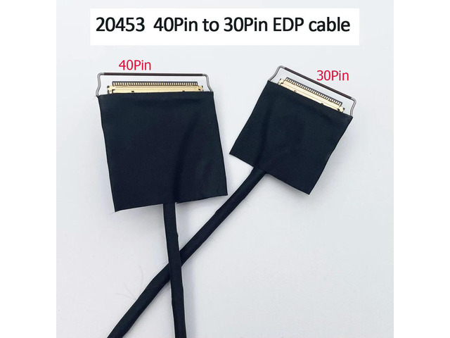 edp cable 40pin turn 30pin 20453 Coaxial 4K turn 1080P 4lanes to 2lanes adapter cable