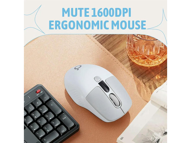 Optical Cordless Mice Screen Display Laptop Mouse 2.4G Silent Bluetooth Mouse Mute Ergonomic Mouse
