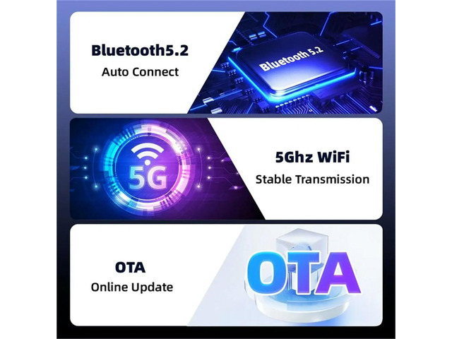 2in1 Wired to CarPlay Dongle Android Auto Adapter USB Dongle Mini AI BOX Plug and Play for OEM Car Connection