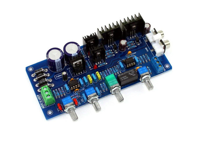 A49T Preamp Tone Board, 2.0 Preamp Stereo HIFI NE5532 Tone Board Preamplifier, Amplifier Preamplificador