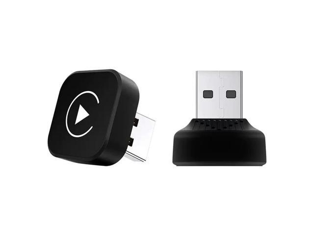 Universal 2in1 CarPlay Auto Adapter Mini Box for Factory Wired Car, Plug and Play
