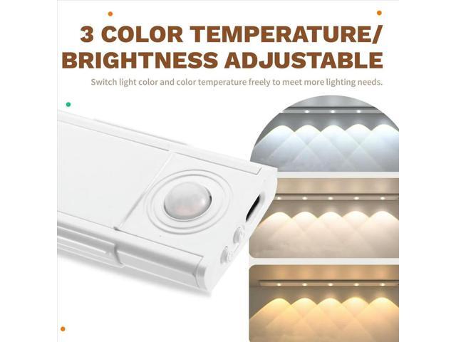 Cat Eye Cabinet Lights Human Body Induction Lamp 3 Colors Adjust Brightness LED Lights Decorate for Kitchen Room Aisle,C
