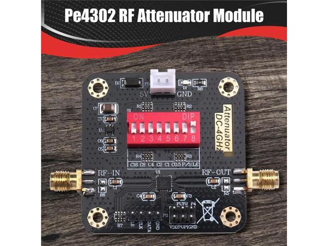PE4302 Module for Digital RF Attenuator Module High Attenuation Accuracy High Linearity DC-4000MHz 6-Digit Dialing Code