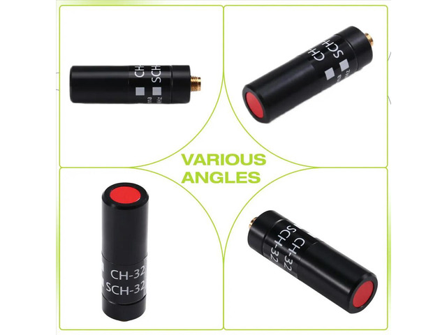 SCH-32 Three-Band Mini Antenna 4.5cm HAM Thumb Short Antenna 145/435/900MHz for Handheld Walkie-Talkie SMA Female