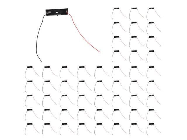 YM-200 Pcs Black 2-Wired 1X AA Case Box Holder