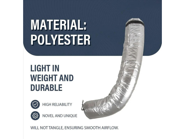 AC Hose Insulation Sleeve, Air Conditioner Hose Cover Wrap for 5 Inch & 5.9 Inch Diameter Exhaust Hose