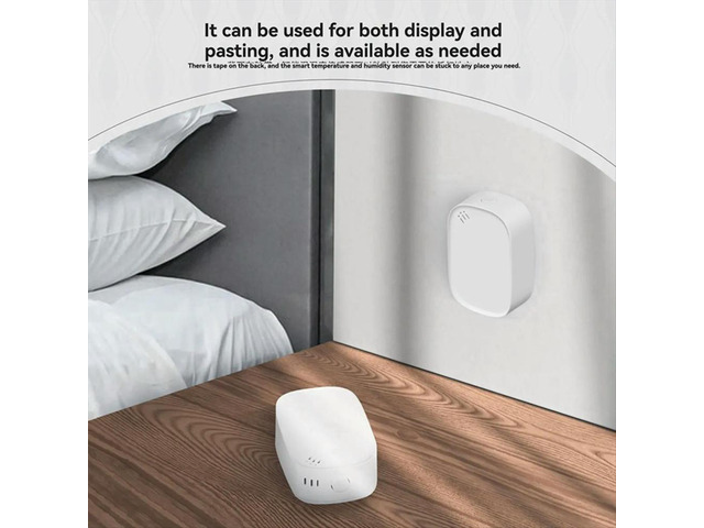 2 Pcs Tuya Zigbee Temperature Humidity Sensor Indoor Hygrometer APP Monitoring for Alexa Google Home