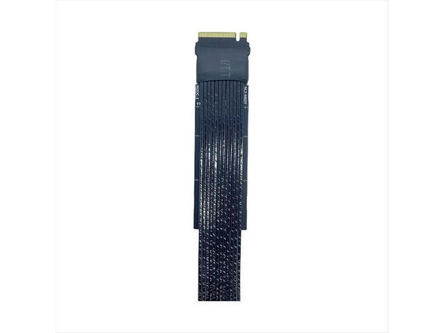 For M.2 to Oculink 4i Extension Cable Desktop M2 Mkey NVME to SFF8611 Adapter Cord PCIe 4.0 X4 Gen4 Silver Plated 20cm