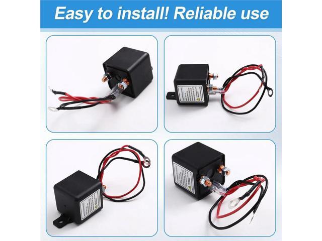 Remote Power Off Switch Remote Disconnect Control 12V 250A Upgraded Long Distance Control