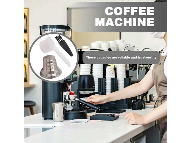 Reusable Refille Coffee Capsule for LOR Coffee Maker Stainless Steel Filters LM8012 Machine