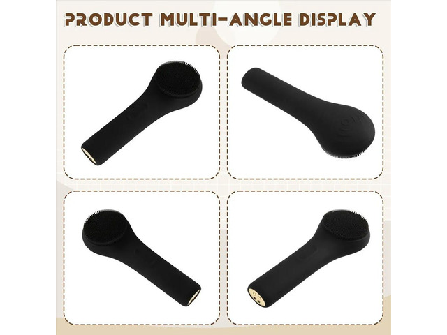 Electric Silicone Facial Brush Clean Face Clean Brush Waterproof Acne Blackhead Remover Pore Cleaner Massager