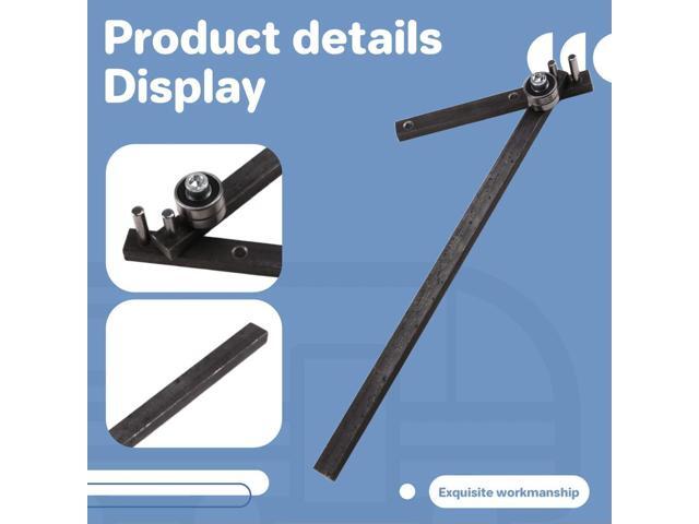 Manual Pipe Bender Steel Bar Bender DIY Woven Basket Anchor Hook Iron Steel Copper Strip Lamp Stand Manual Tool