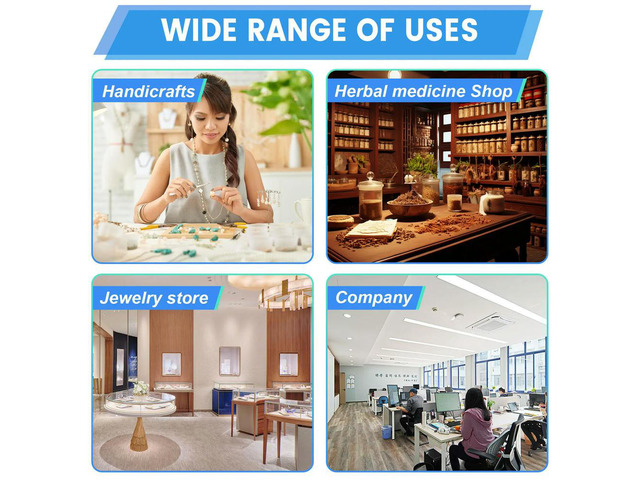 0.001g Digital Milligram Scale LED Mini Pocket Jewelry Scale, Electronic Weight Balance for Gold, Powder, Coins,