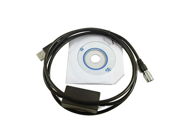 2025 Data Download Cable USB to Hirose Connector 6pin Connector for 7 / 8 / 10 / XP For Topcon Sokkia Gowin South