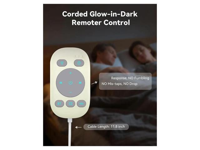 Pillow Speakers Bone Conduction Sleep Headphones Bluetooth 5.4 Audiobooks 36 Sleep Sounds White Noise Machine Beige