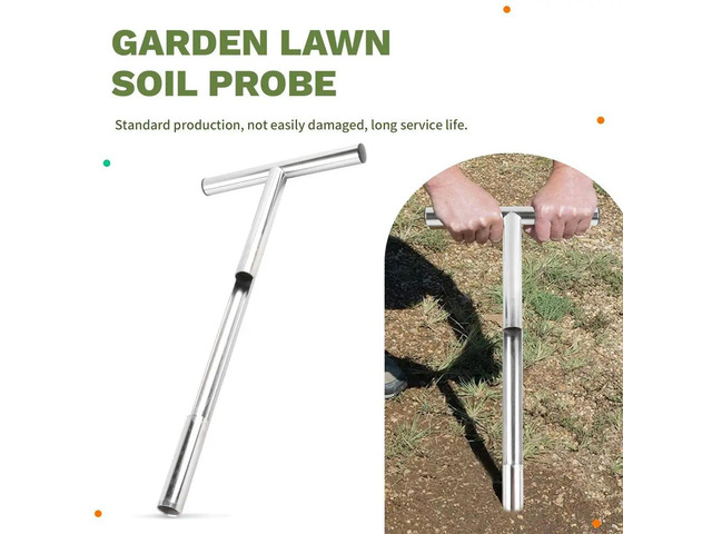 21inch Soil Sample Probe Stainless Steel Quick Inspection for Lawn Garden Farm