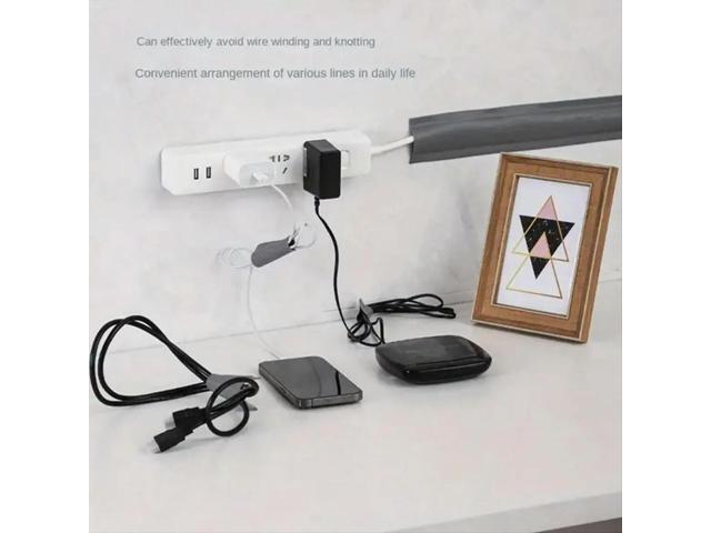PVC Surface Mounted Self-Adhesive Cable Tray Ground Anti Stepping Cover Decorative Surface Exposed Wire Conduit Black A
