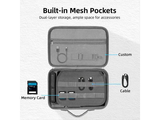 Carrying Case Travel Shoulder Bag for X5 Camera Accessories Bag PU Handbag Box