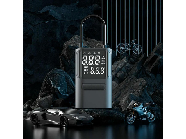 Air Compressor Pump for Cars Bicycles and Tire Pressure Measurement Car Electronic Security Products