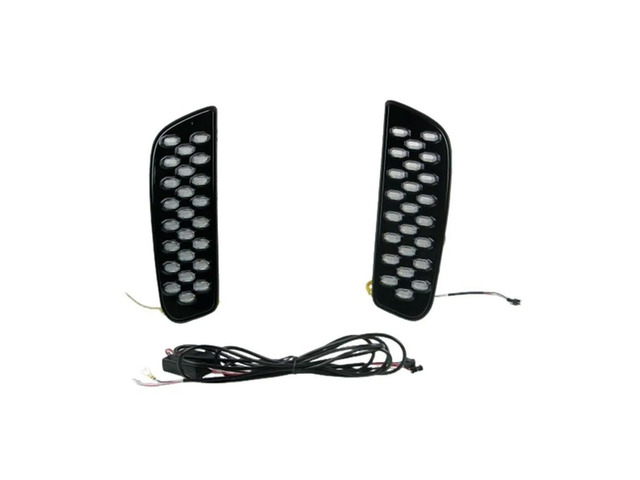 Car LED Daytime Running Light With Yellow Turn Signal For Mazda CX-50 CX50 2022 2023 2024 LED DRL Fog Lamp Decorative