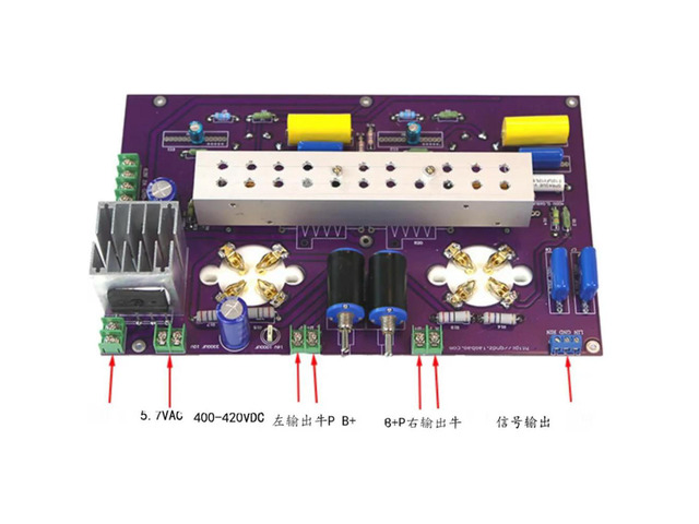 300B Vacuum tube Amplifier Board 9WX2 6J8P 717A push single ended class A Vacuum tube Amplifier With power Board Circuit Board