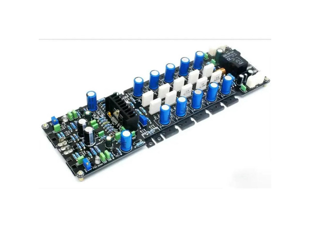 Assembeld Mono LME49810 Amplifier Board 2SA1943 2SC5200 Tube 400W DC Servo Class AB Power Amplifier Board Audio Amp Modul
