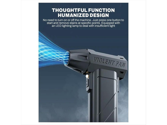 990000RPM Mini Turbo Jet Fan Air Blower 10000mAh 60m/S Wind Brushless Duster Leaf Removal Dryer Keyboard Cleaning Tool