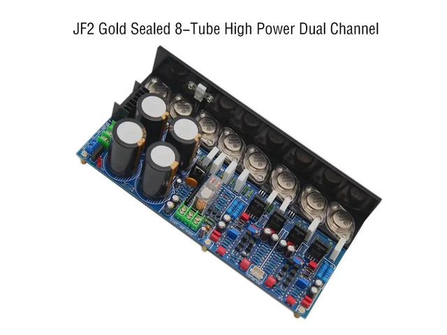 JF2 Power Amplifier Board Dual channel America Gold sealed tube 300W 2.0 HiFi Class A Class AB Amplifier Board