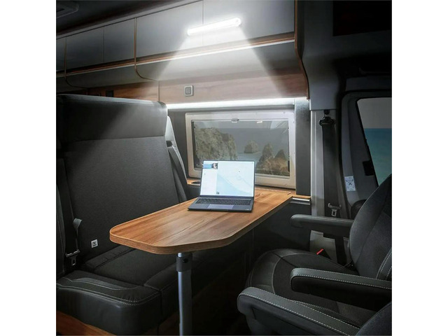 12v LED Interior Light Bar,120LEDs 1500LM 8W DC 12 Volt Led Strip Lights with on/Off Switch,for Enclosed Cargo 10PCS
