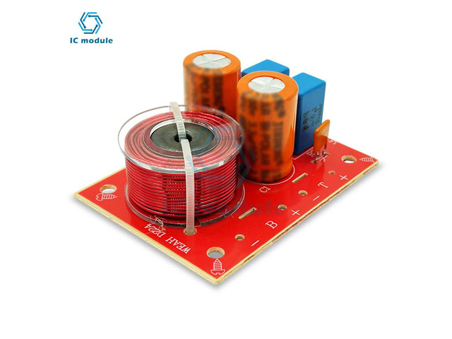 2 Ways 80W Hi-Fi Audio Speaker Crossover Treble Bass Independent Crossover Home Speakers Frequency Divider