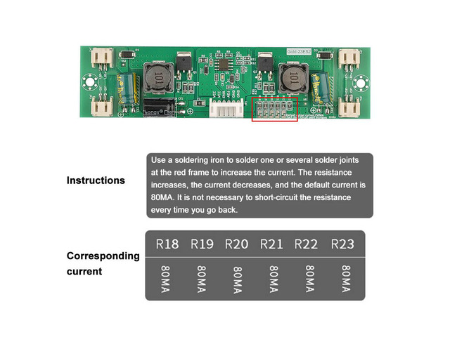 26-65' General LED LCD TV Backlight Driver Board TV Constant Current Board Booster Board Module Constant Current Boost Module