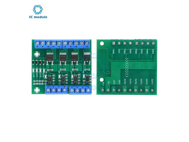 DC 3.7V~27V Optocoupler Isolated Driver Module 4 Channel MOS Tube FET Pulse Trigger Switch Controller Board for Motor LED Light