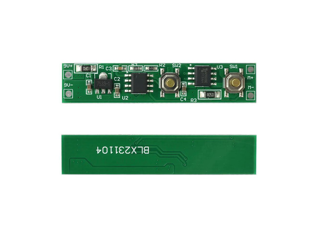 DC 9V Miniature Motor Drive Forwards and Reverse Controller Module Momentary Switch Board for DIY Electric Screwdriver