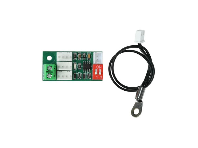 12V 24V PWM Fan Speed Controller Temperature Controlled Speed Regulation for Case Cooling with DIP Switch and Dual-Voltage Input