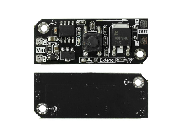 PWM LED Dimmer DC 5-24V 5A Flicker-Free Touch Button Memory Function Built in Constant Voltage Circuit for LED Strip/COB Light