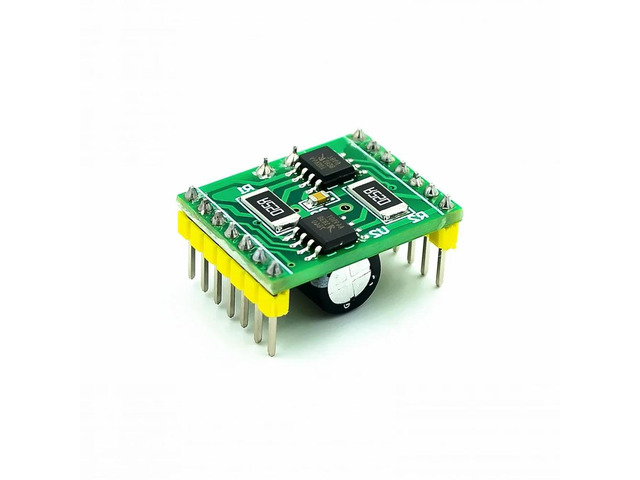 A4950 dual motor drive module with performance exceeding TB6612 DC brushed motor drive board module