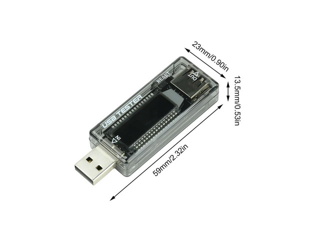 USB Charger Module LCD Display Tester Voltmeter Ammeter Current Voltage Tester Capacity Detector